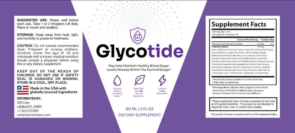 GlycoTide official healthy formula